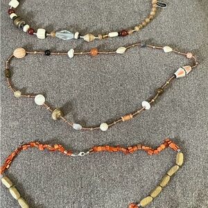 Carol Dauplaise Signed Multi-strand Beaded Necklaces (5) Accepting Offers